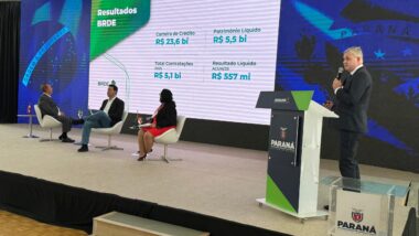 BRDE participa da reunião do Codesul em Curitiba, reforçando seu papel estratégico no desenvolvimento sustentável da região Sul e apresentando resultados de crescimento da carteira de crédito.