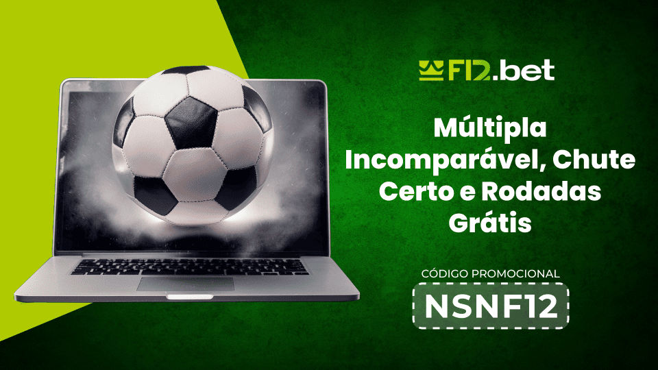 Imagem ilustrativa do guia do código de indicação F12 Bet, com as ofertas disponíveis.