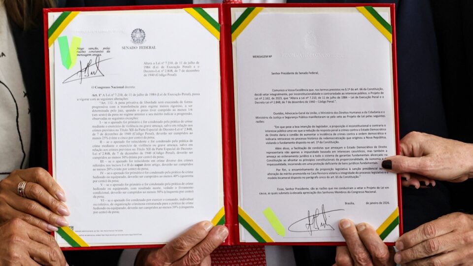 A justificativa de Lula para vetar integralmente a dosimetria