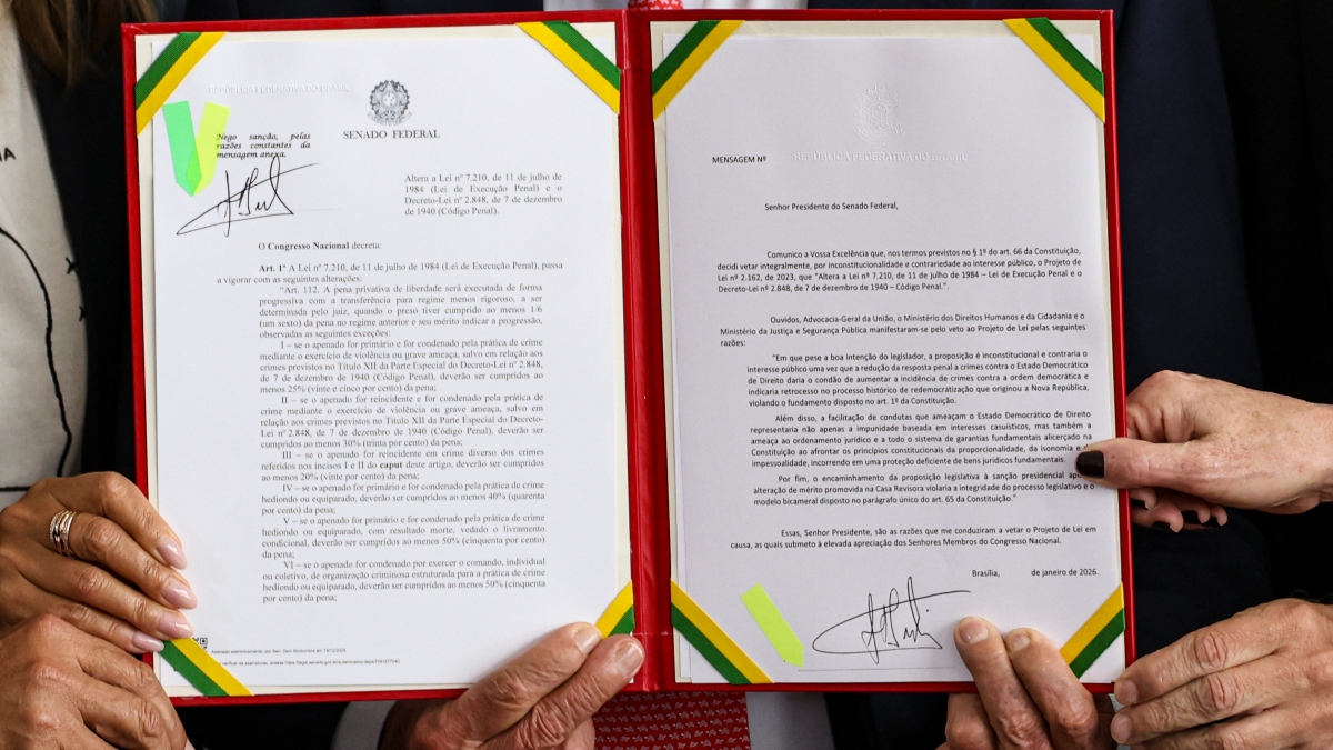 Veto integral de Lula ao PL da Dosimetria.