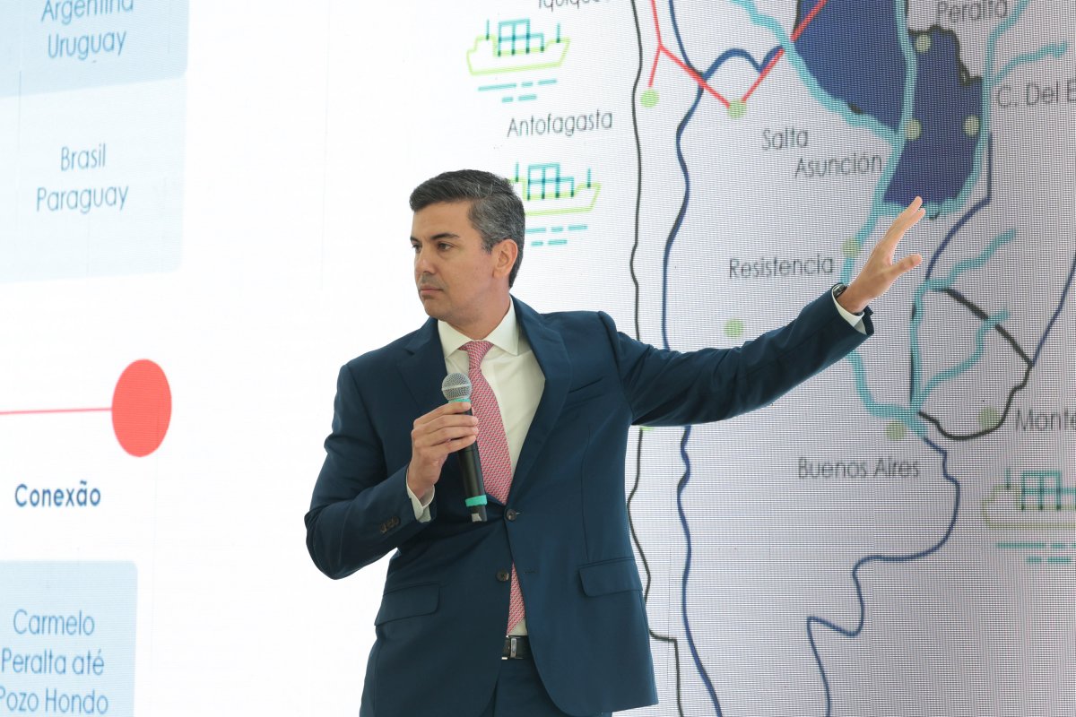 Presidente do Paraguai, Santiago Peña, defende tarifa mais alta de Itaipu para garantir investimentos no país.