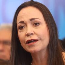 María Corina Machado, líder da oposição da Venezuela. Imagem referente a matéria