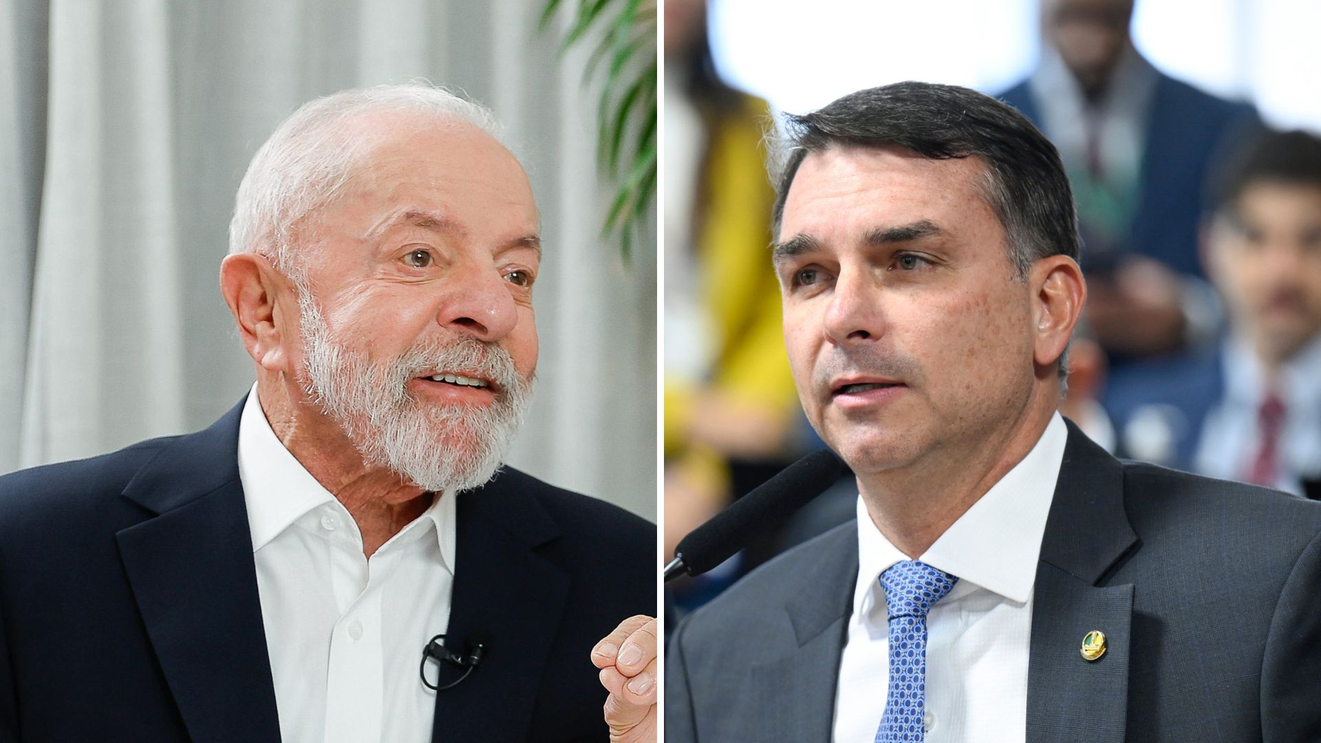 Lula e Flávio Bolsonaro são os pré-candidatos com mais intenções de voto para presidente em 2026.