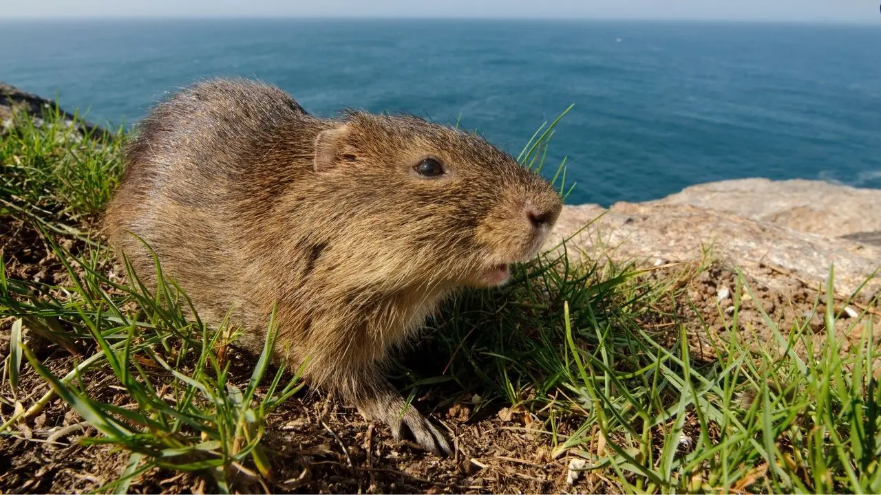 Restrito a uma única ilha do litoral catarinense, o preá-de-Moleques-do-Sul (Cavia intermedia) é considerado um dos mamíferos mais raros e ameaçados do mundo.