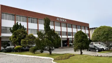 Fachada da Teka em Blumenau (SC)