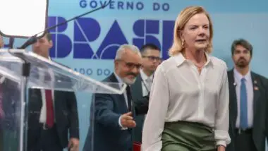 Pré-candidata ao Senado Gleisi Hoffmann.