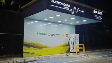 Eletroposto da Celesc em Santa Catarina; medida anunciada vale para veículos elétricos