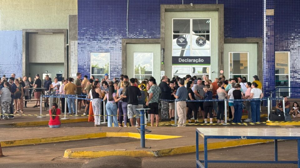 Fronteira de Foz adotará biometria facial após alta de 18% no fluxo de estrangeiros