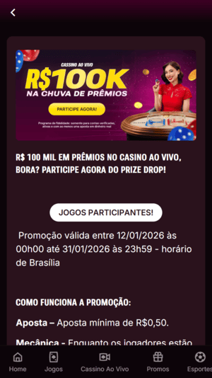 Chuva de prêmios da Superbet