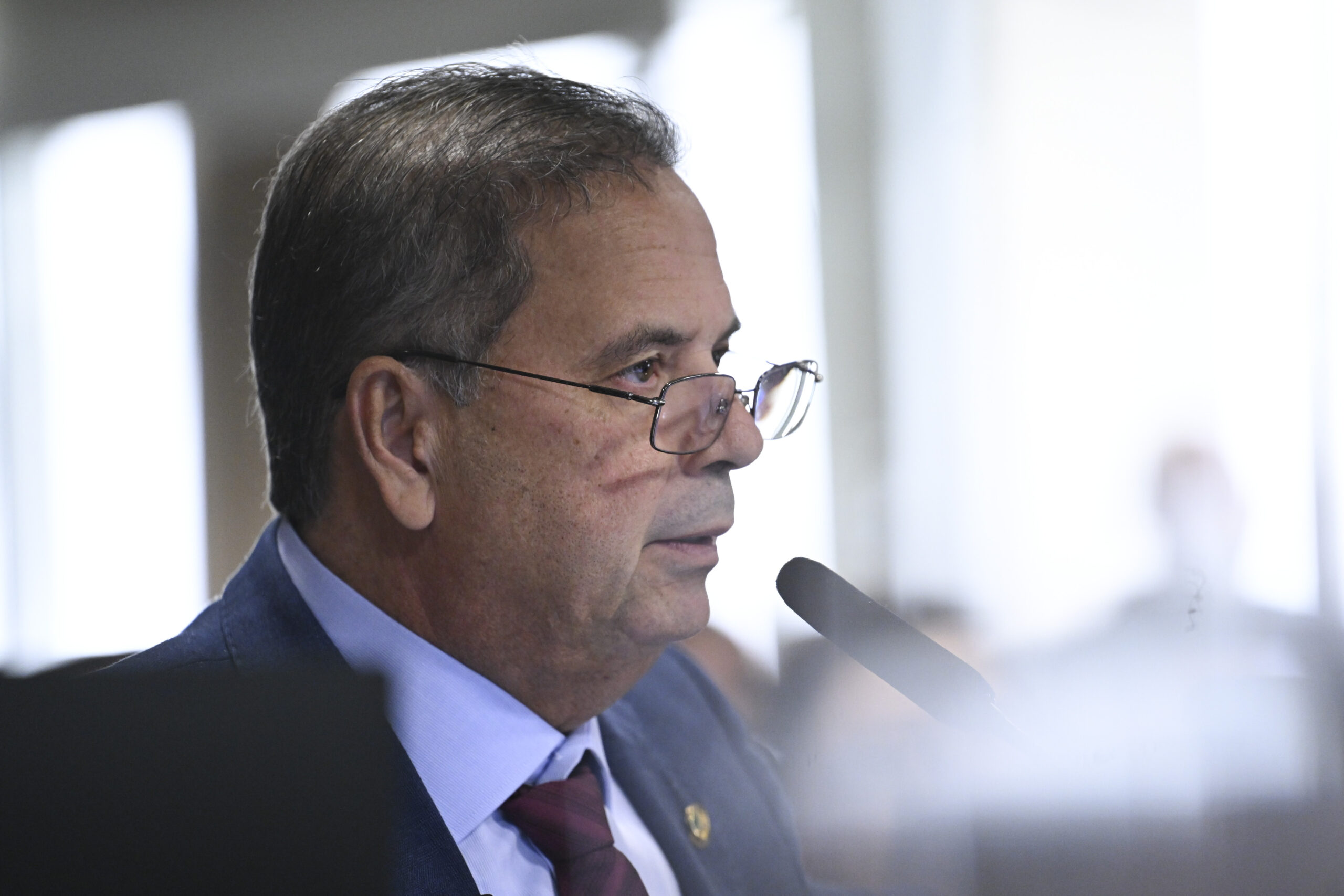 Rogério Marinho atende a pedido de Bolsonaro e não será mais candidato ao governo do Rio Grande do Norte.
À bancada, em pronunciamento, senador Rogerio Marinho (PL-RN).
Foto: Saulo Cruz/Agência Senado