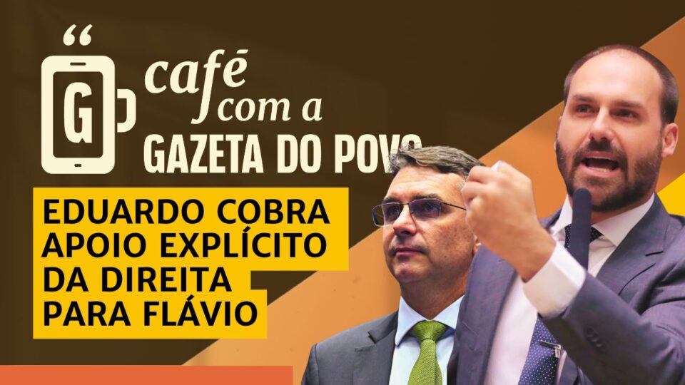 Eduardo Bolsonaro cobra apoio da direita para Flávio em 2026: Café com a Gazeta