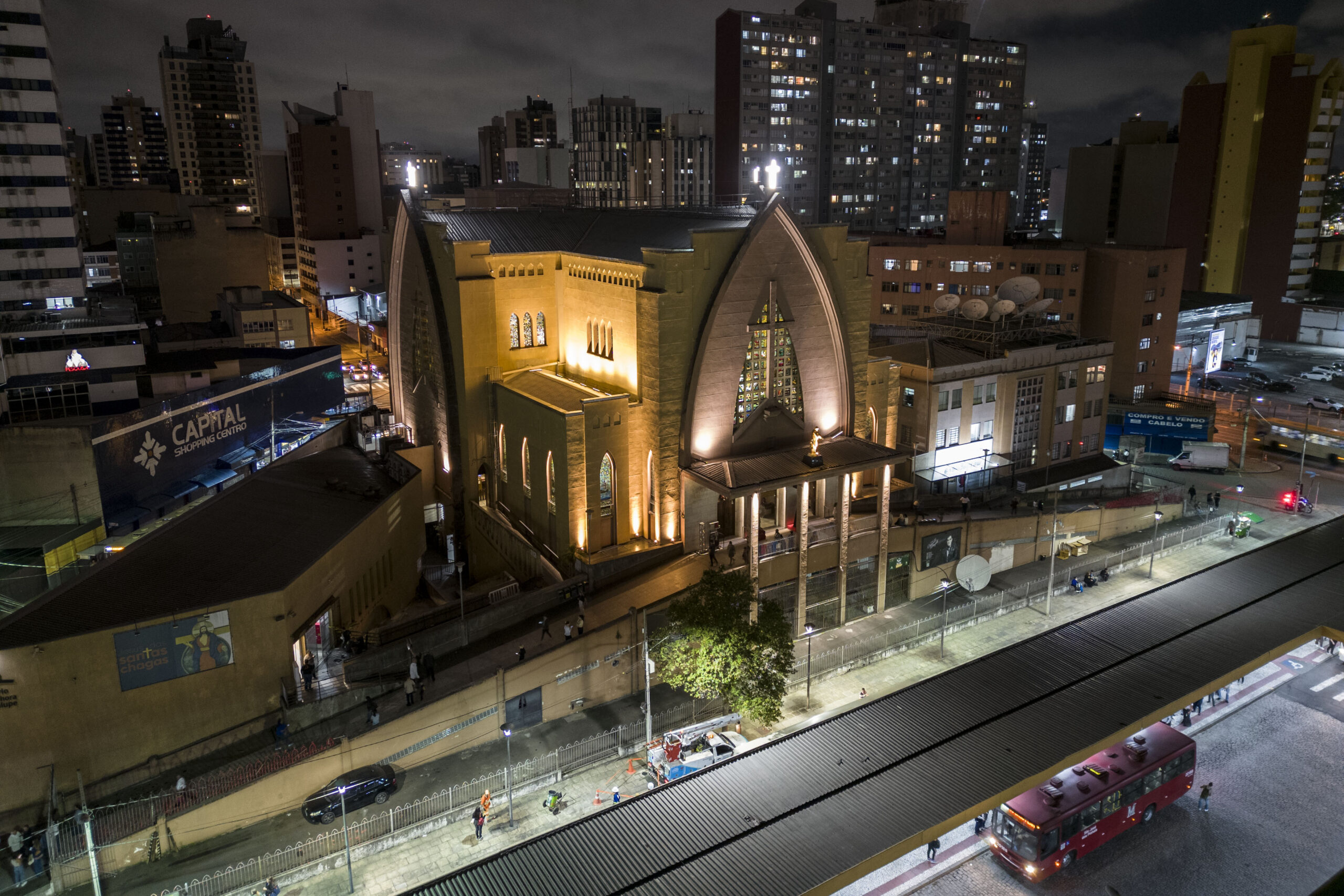 Santuário de Nossa Senhora do Guadalupe em Curitiba,
(Foto: José Fernando Ogura/SMCS)