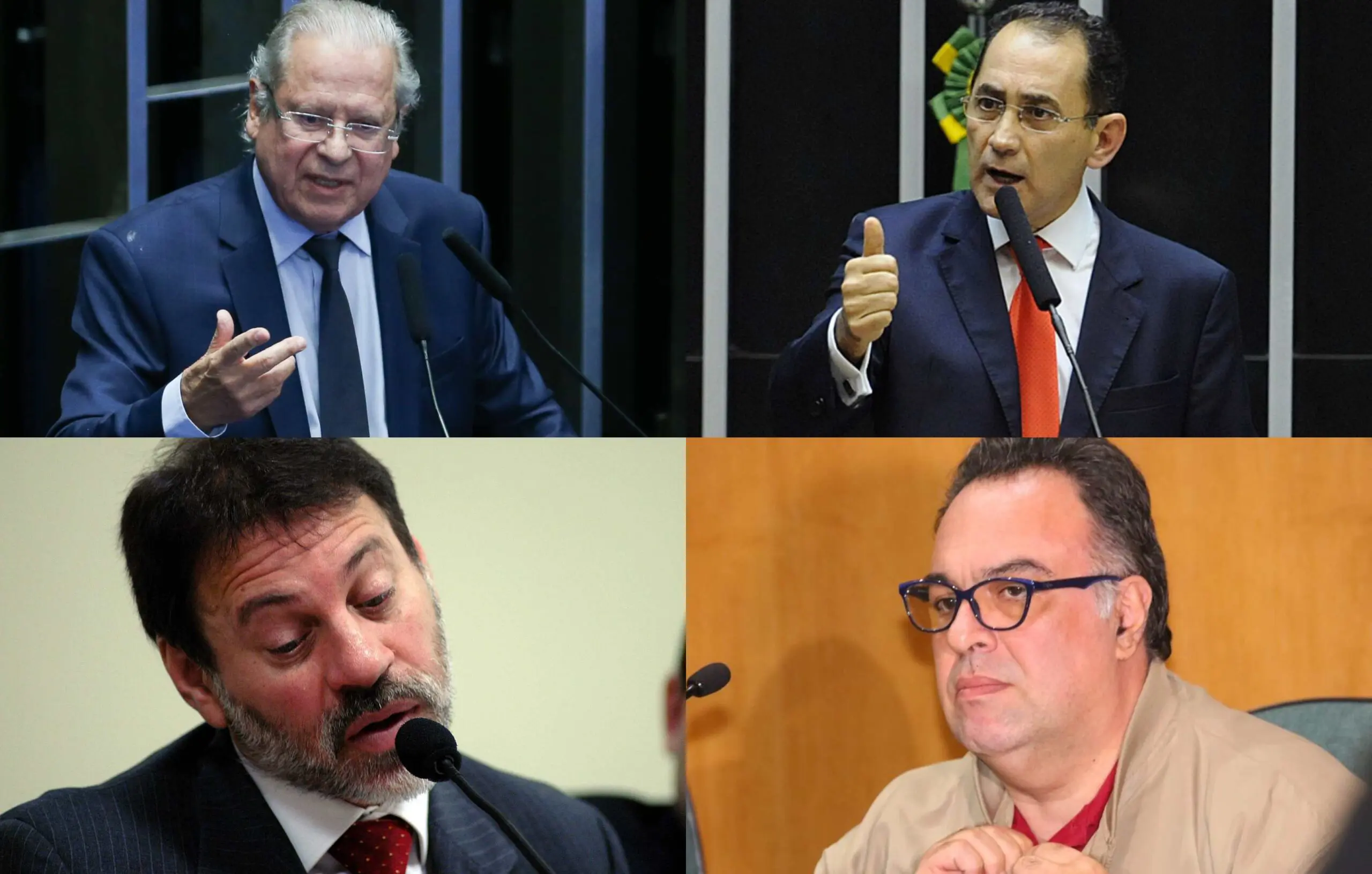 Condenados do PT no Mensalão e na Lava Jato