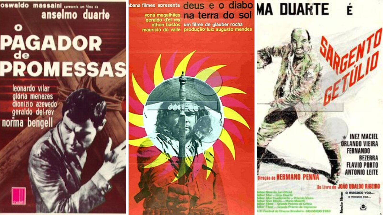 Lista dos 10 melhores filmes brasileiros tem obra-prima de Glauber Rocha.