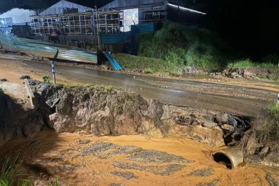 Excesso de chuvas teria provocado novo incidente ambiental com a Vale em Minas Gerais, entre os municípios de Congonhas e Ouro Preto.