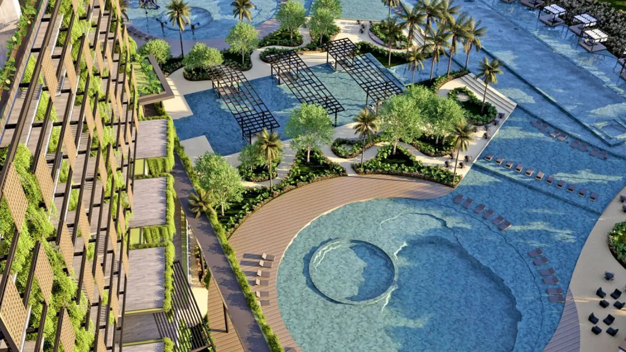 Imagem ilustrativa do futuro empreendimento Tayayá Porto Rico Resort e Residence que teve irmãos toffoli como sócios
