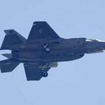 Caça F-35 foi utilizado para derrubar o drone iraniano. Imagem referente a matéria