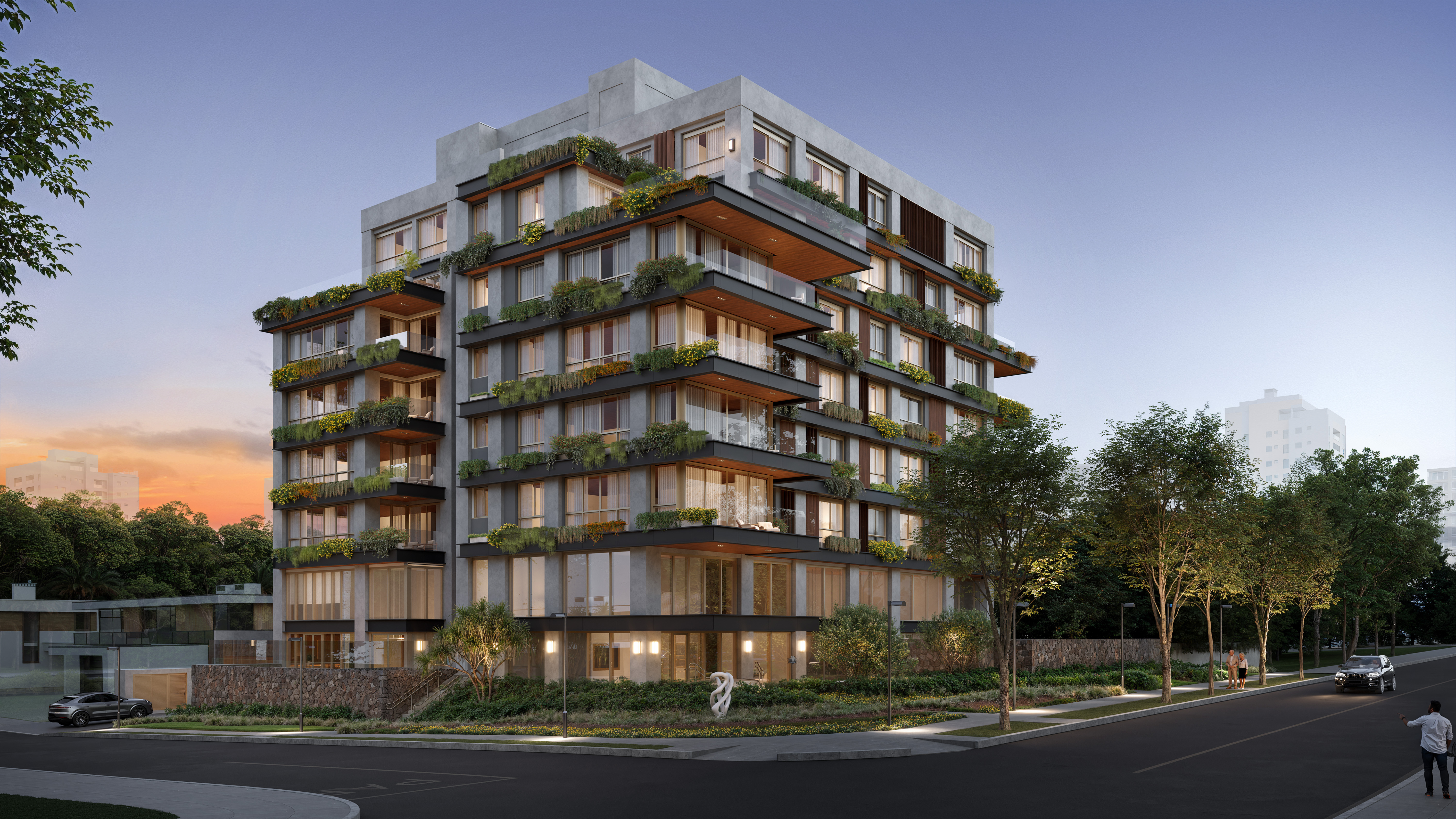 No endereço mais desejado do Cabral, o Balq traduz sofisticação, natureza e exclusividade já na chegada, marcando um novo capítulo do alto padrão em Curitiba.