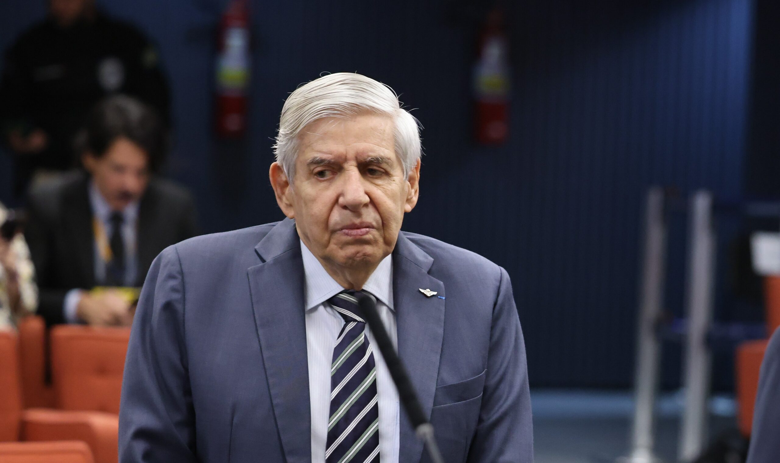 Augusto Heleno, durante interrogatórios dos réus do núcleo 1.