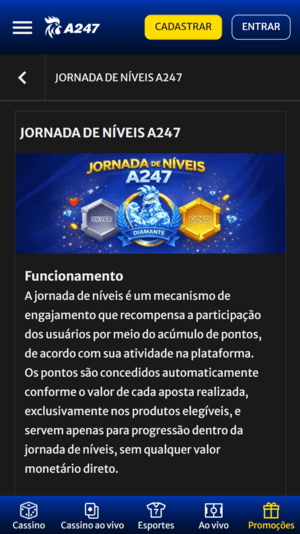 Jornada de níveis da A247