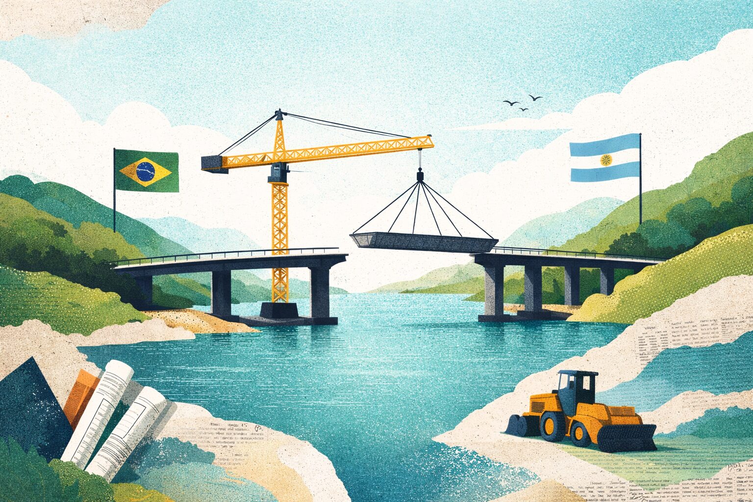 A futura ponte internacional entre Porto Xavier (RS) e San Javier (Argentina) promete transformar a logística, o comércio e o desenvolvimento econômico na fronteira entre os dois países.