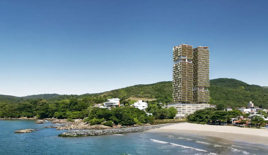 Empreendimento Namar Phacz Home, em Porto Belo (SC), é um dos símbolos do mercado imobiliário cada vez mais aquecido da cidade.