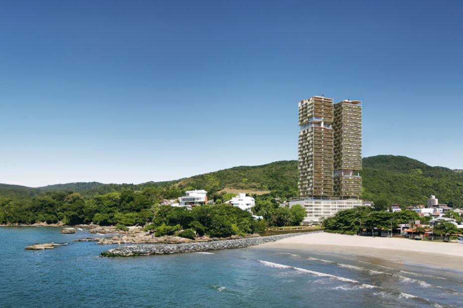 Empreendimento Namar Phacz Home, em Porto Belo (SC), é um dos símbolos do mercado imobiliário cada vez mais aquecido da cidade.