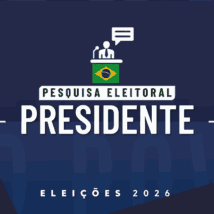 card de presidente da república para matéria de pesquisa eleitoral.