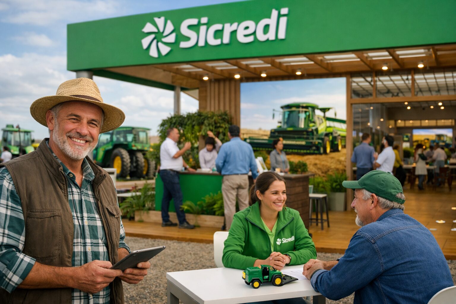 Sicredi amplia o apoio ao agronegócio e leva soluções de crédito rural ao Show Rural Coopavel 2026, fortalecendo produtores e o desenvolvimento do campo.
