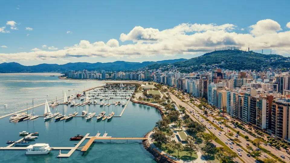 Parque Urbano Marina Beira-Mar, em Florianópolis