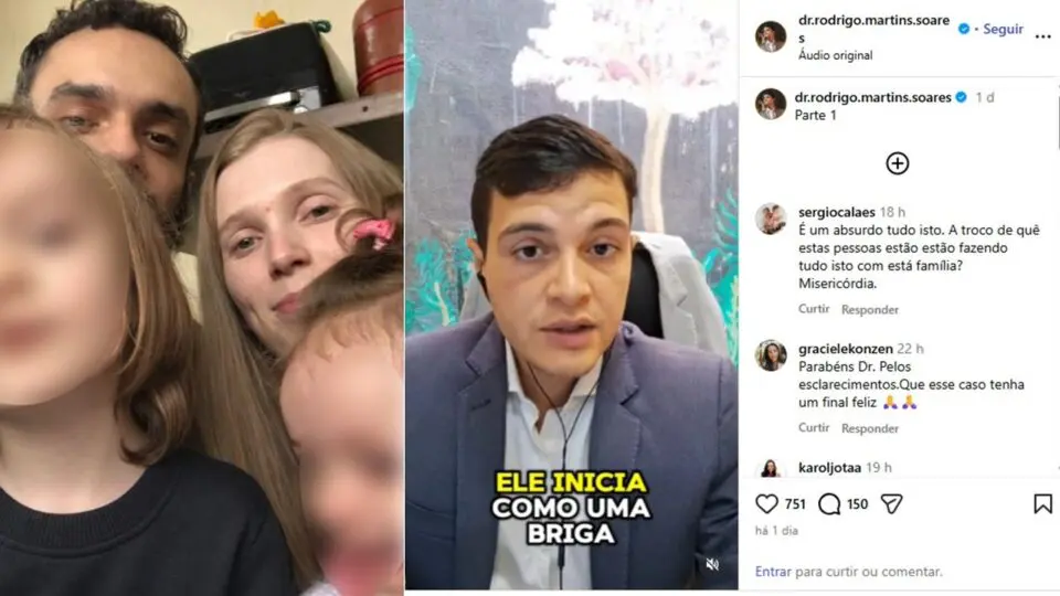 O advogado Rodrigo Soares foi proibido de falar sobre o processo da retirada das crianças dos pais sob pena de multa, mas deixou o caso e se manifestou nas redes.