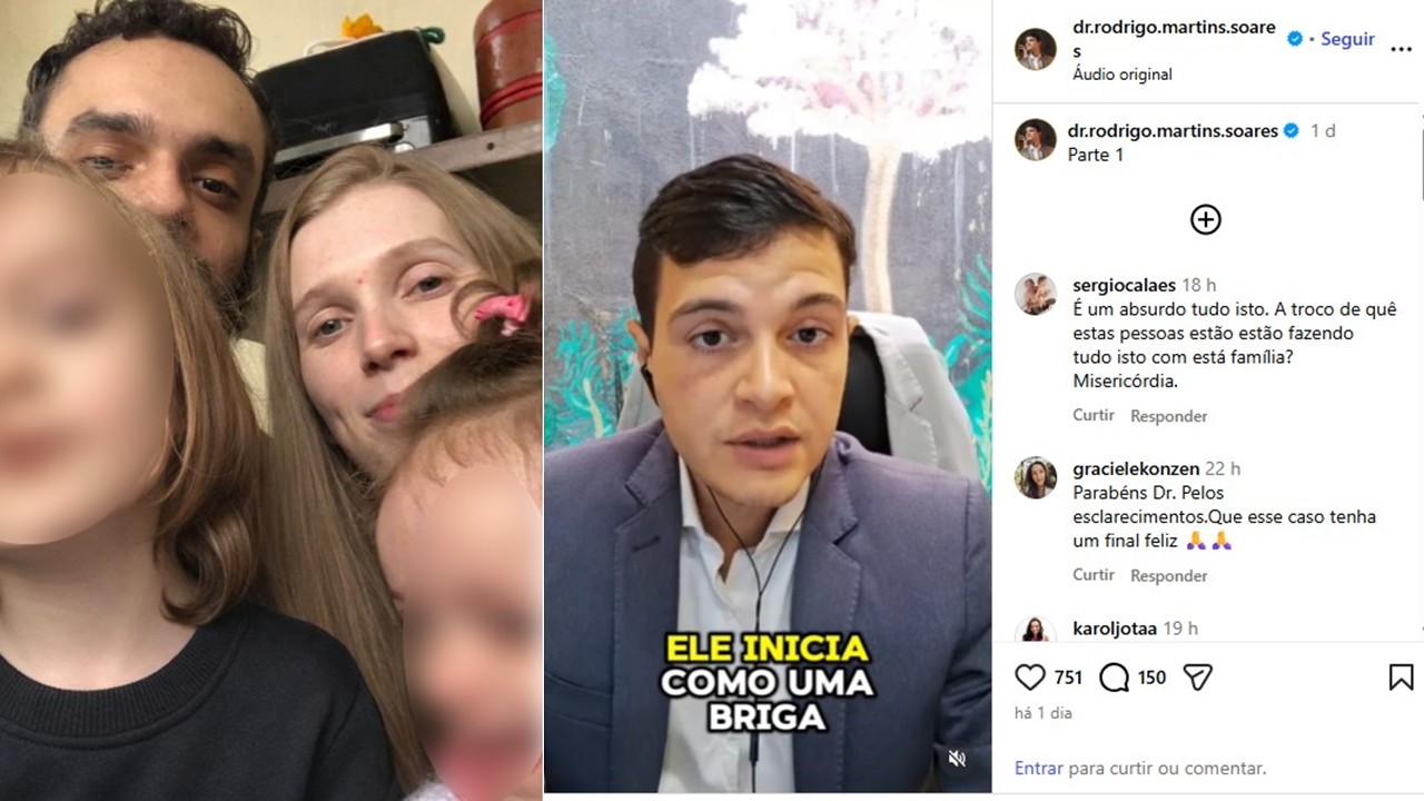 O advogado Rodrigo Soares foi proibido de falar sobre o processo da retirada das crianças dos pais sob pena de multa, mas deixou o caso e se manifestou nas redes.