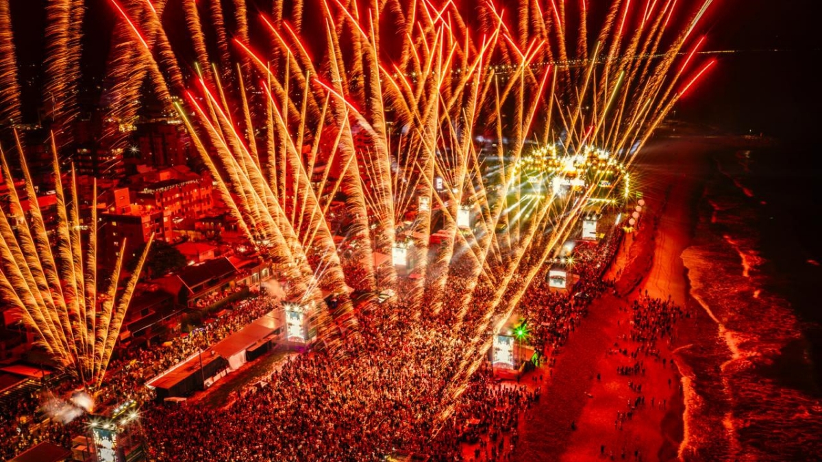 Show do Alok teve o maior público no litoral do Paraná.