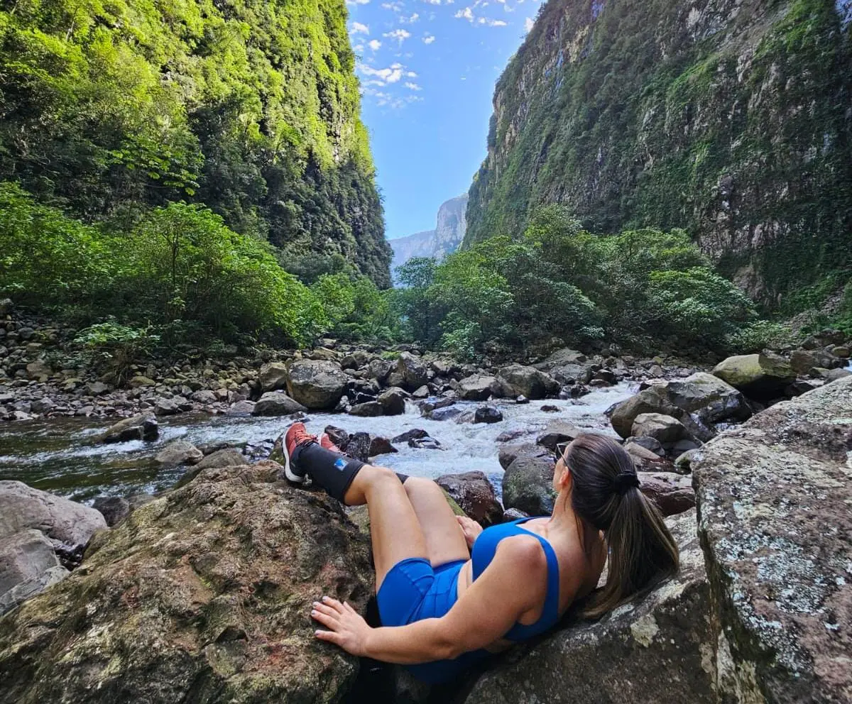 Trilhas nos cânions de Praia Grande, no Sul de Santa Catarina.