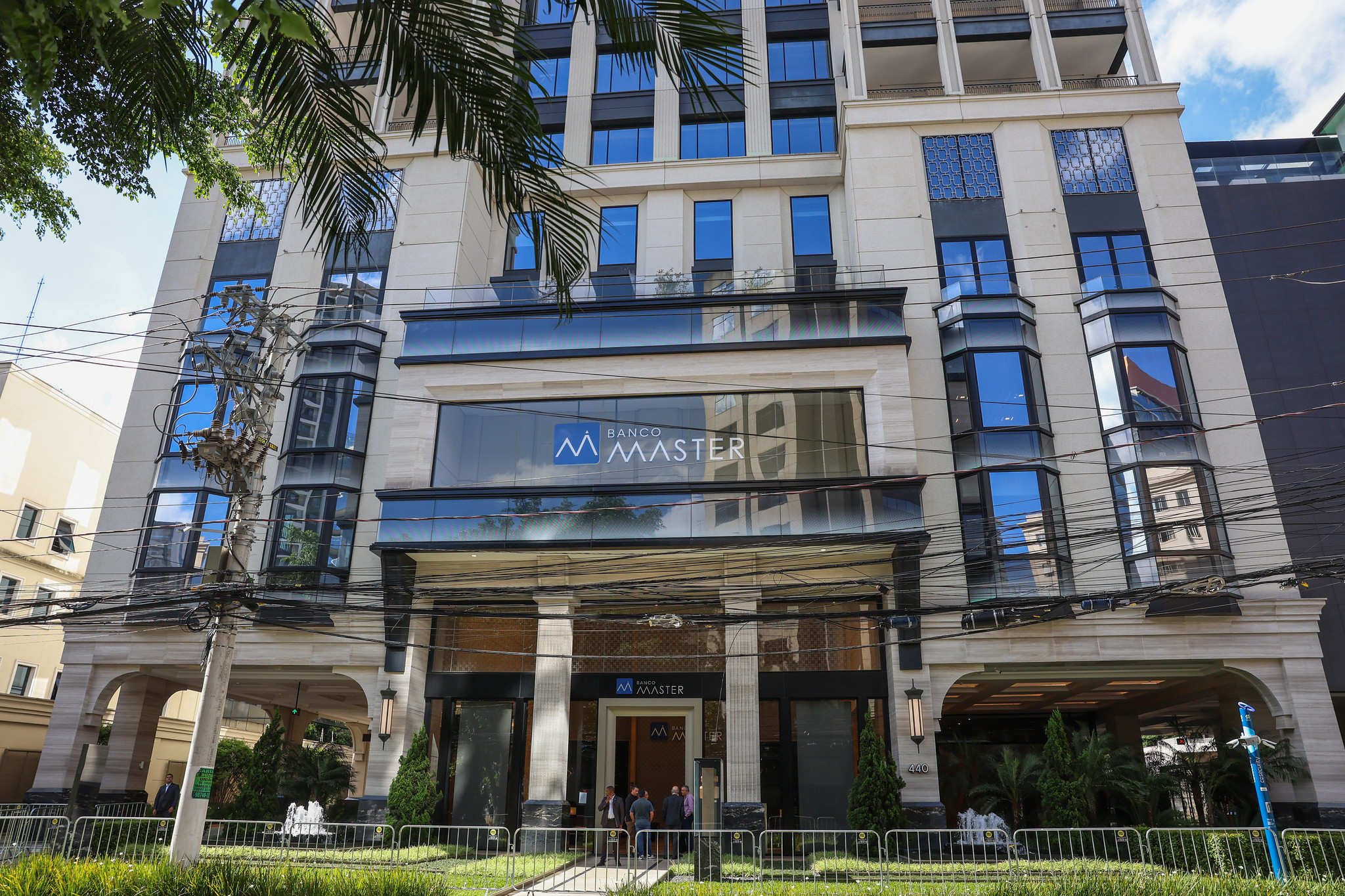 Sede do Banco Master, em São Paulo.