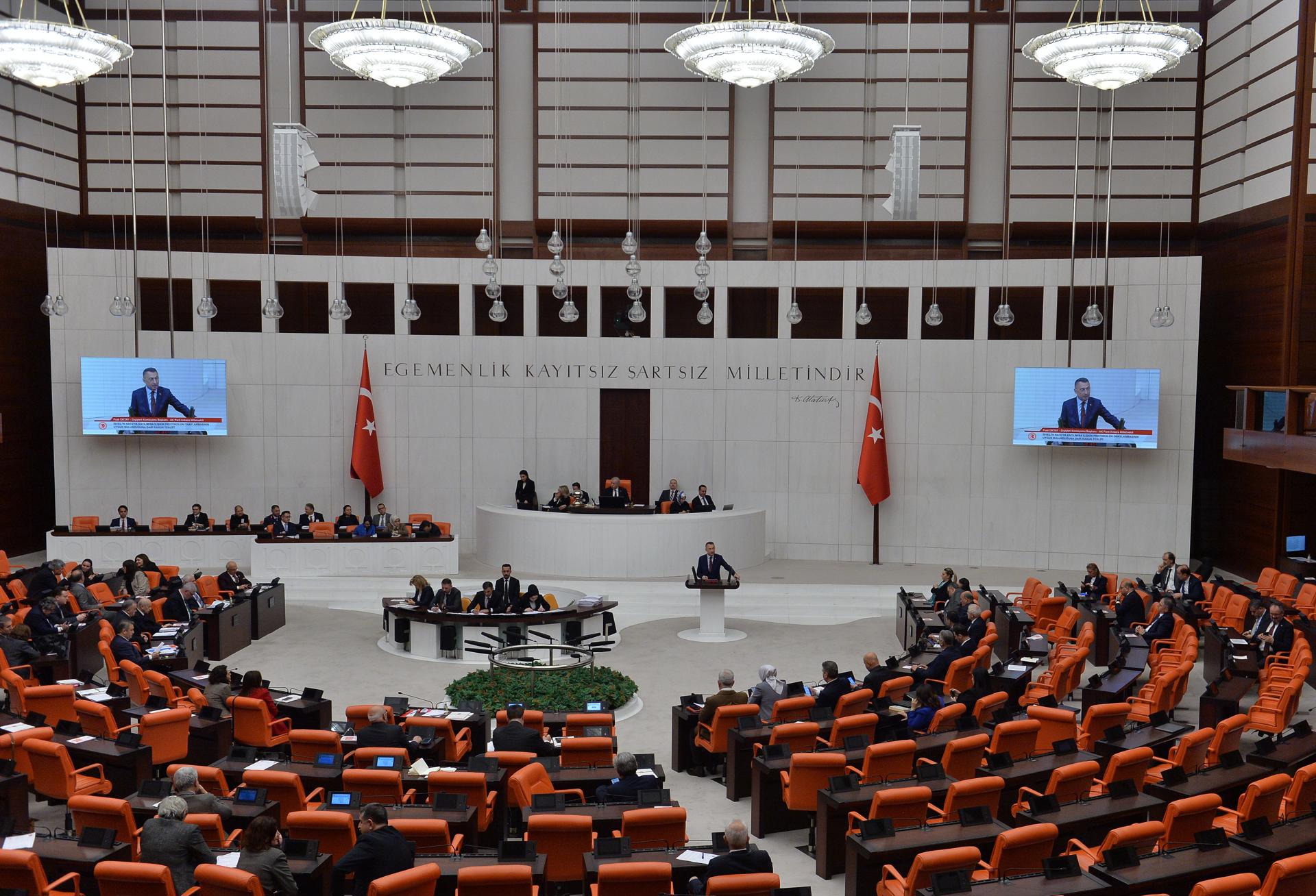 Parlamento da Turquia em imagem de 2024.