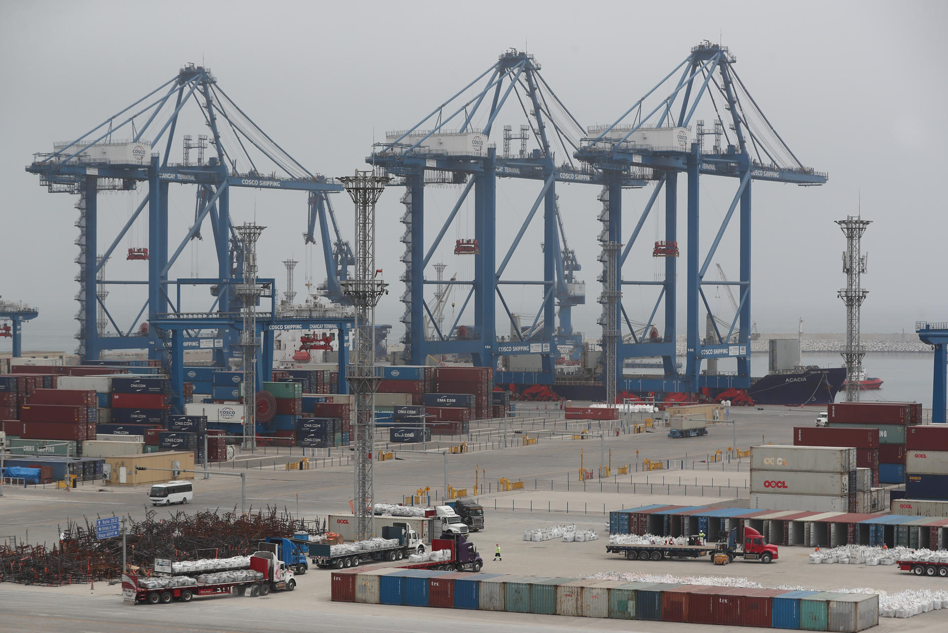 Porto de Chancay foi construído pela estatal chinesa Cosco com investimento estimado em US$ 1,3 bilhão.