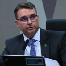 O pré-candidato à Presidência pelo PL, Flávio Bolsonaro,