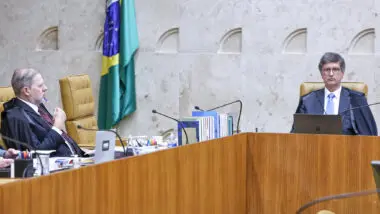 Dias Toffoli e Paulo Gonet no STF