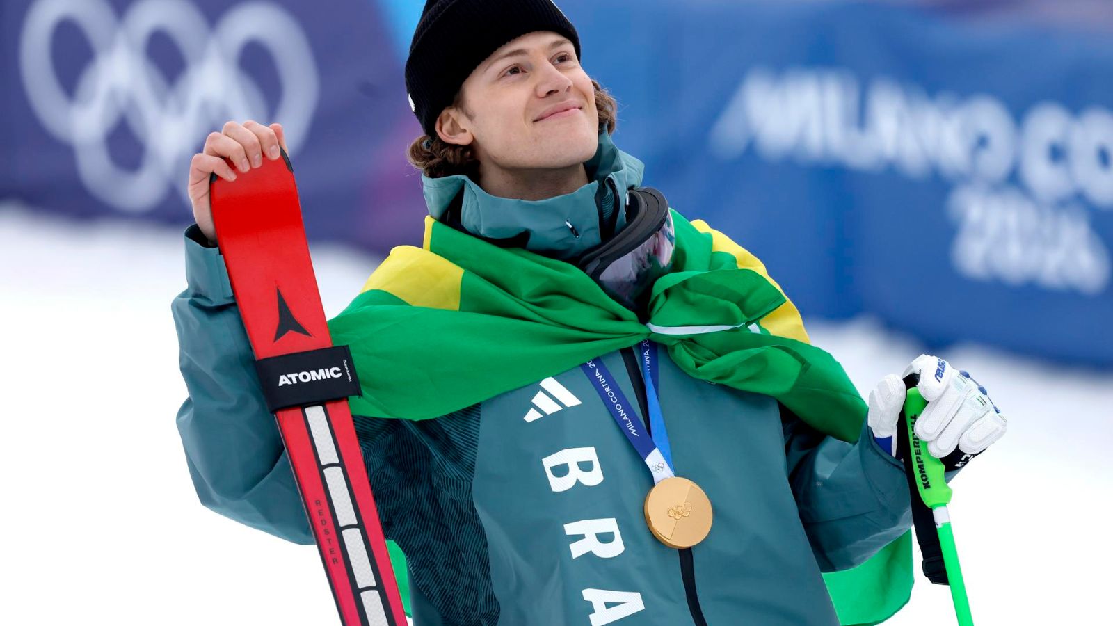 Lucas Pinheiro conquistou no slalom gigante medalha história para o Brasil.
