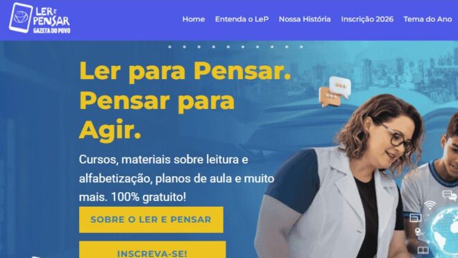 Venha para o Ler e Pensar 2026!