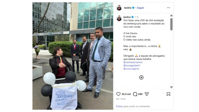 Justiça absolve Léo Lins de condenação por piadas preconceituosas e reverte pena de prisão
