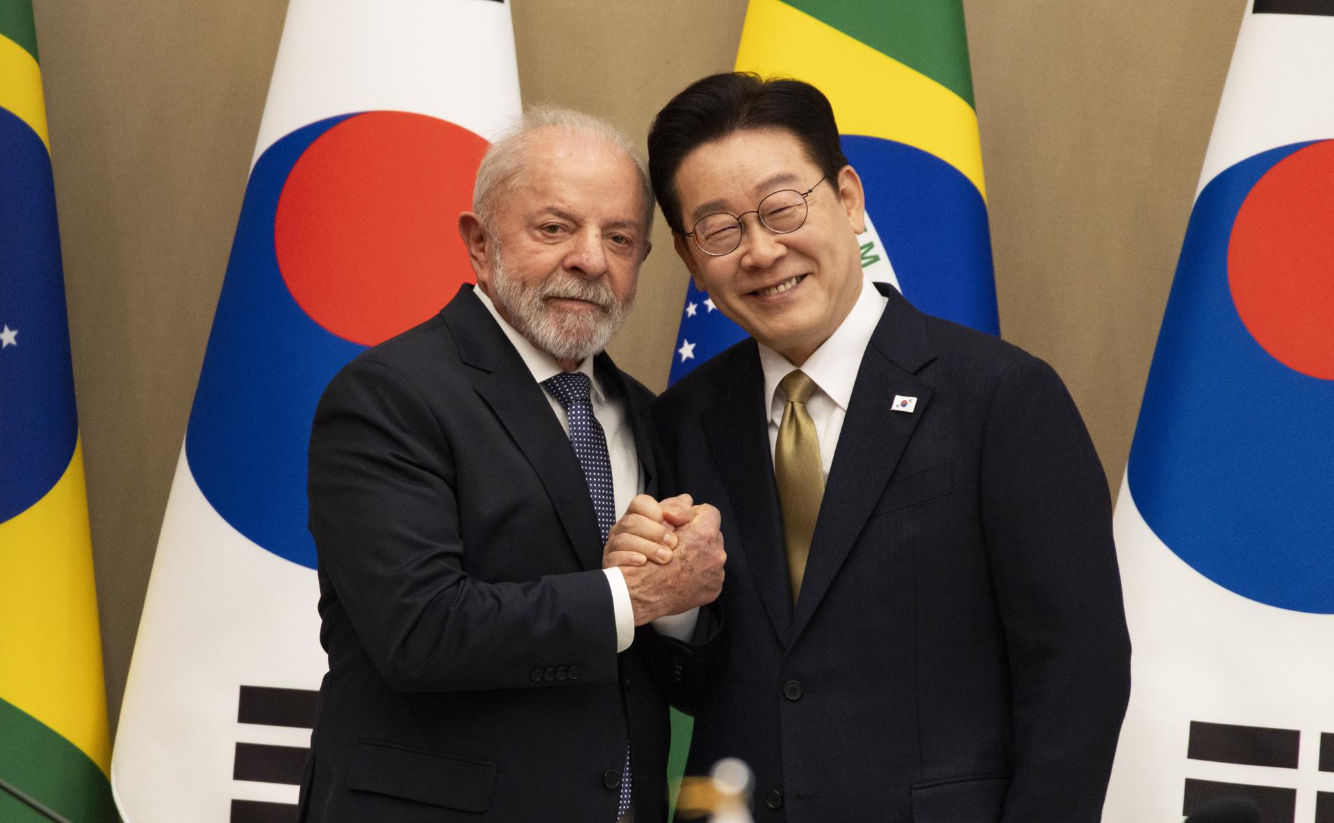 Presidente da Coreia do Sul publica vídeo com Lula feito por IA Presidente da Coreia do Sul publica vídeo com Lula feito por IA