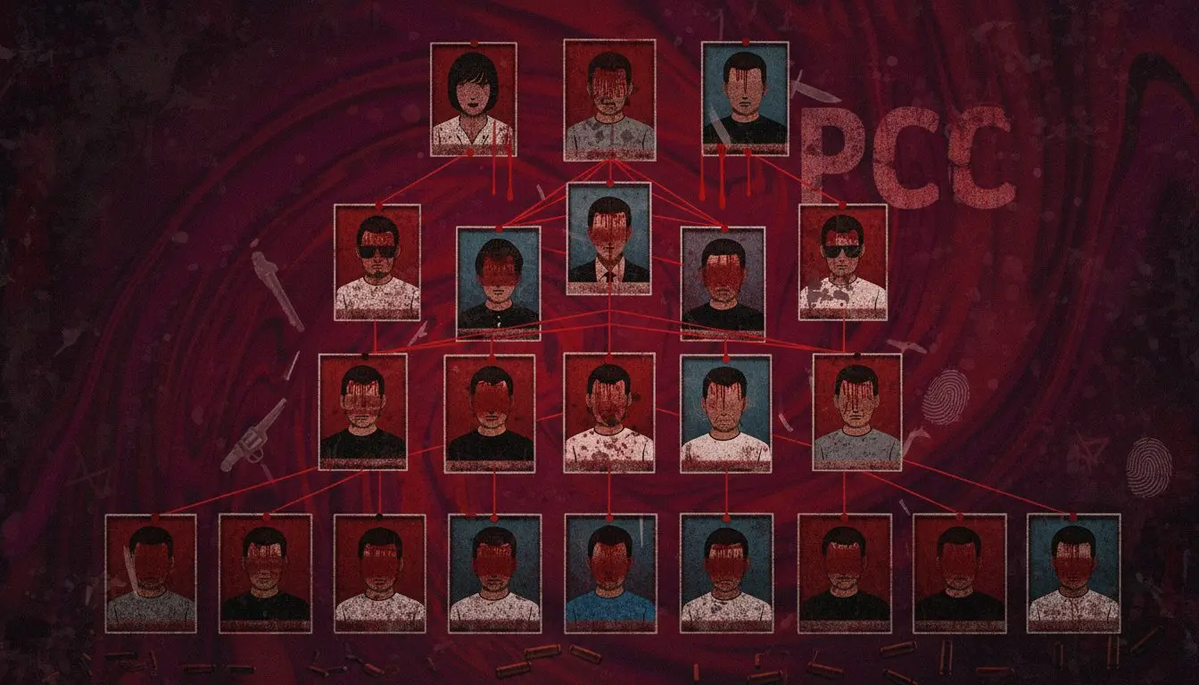 Polícia revela estrutura com 14 setores, como se fosse uma empresa, e 89 líderes sob Marcola na hierarquia e organograma do PCC.