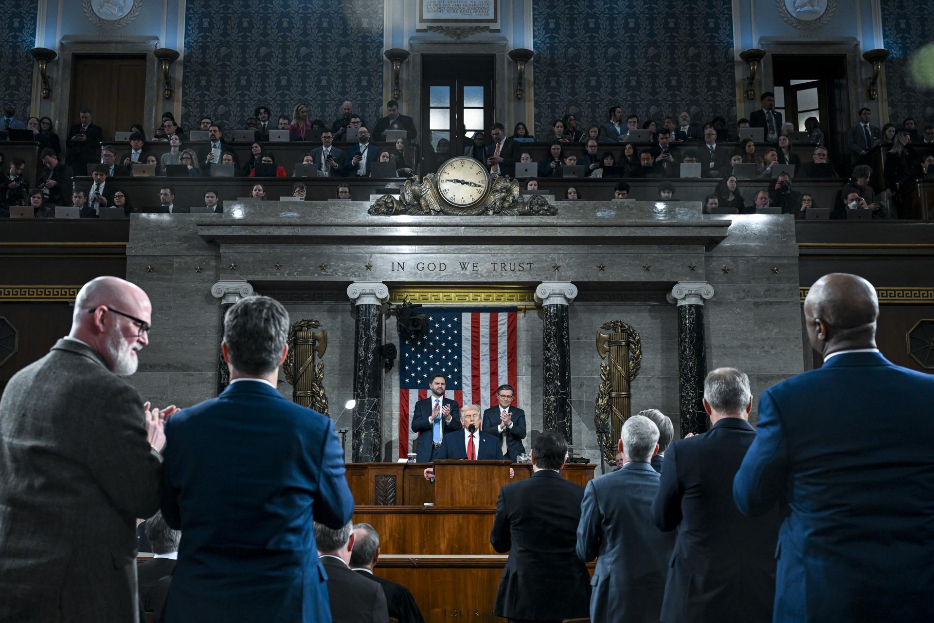 O ponto do discurso de Trump que expõe seu rival democrata