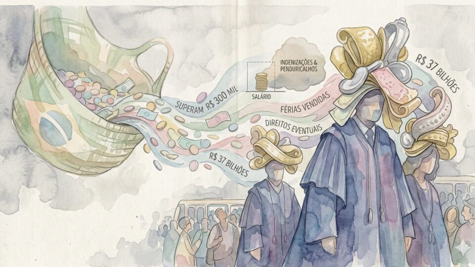 Com penduricalhos, pagamentos a juízes superam R$ 300 mil