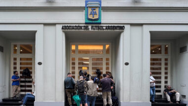 Fachada da Associação Argentino de Futebol (AFA) em Buenos Aires Imagem referente a matéria