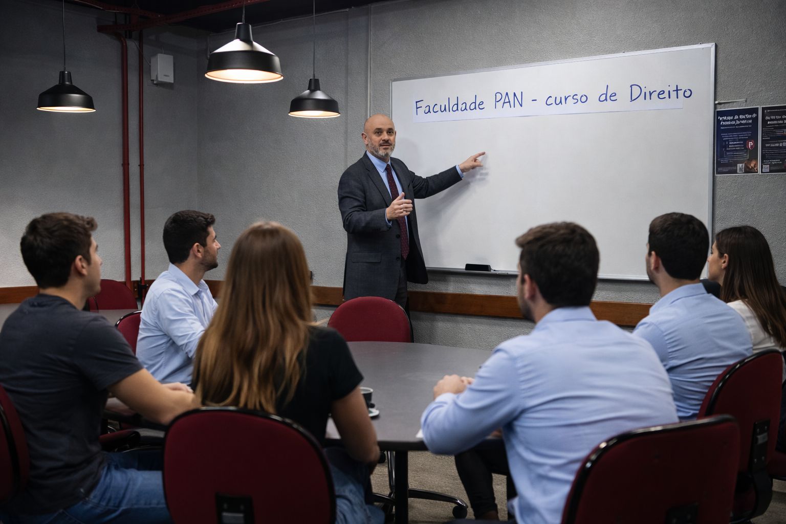 Dr. Hélcio Kronberg ministra aula no curso de Direito da FAPAD, instituição fundada em 2008 com foco na formação voltada às carreiras públicas e na qualificação prática do ensino jurídico.