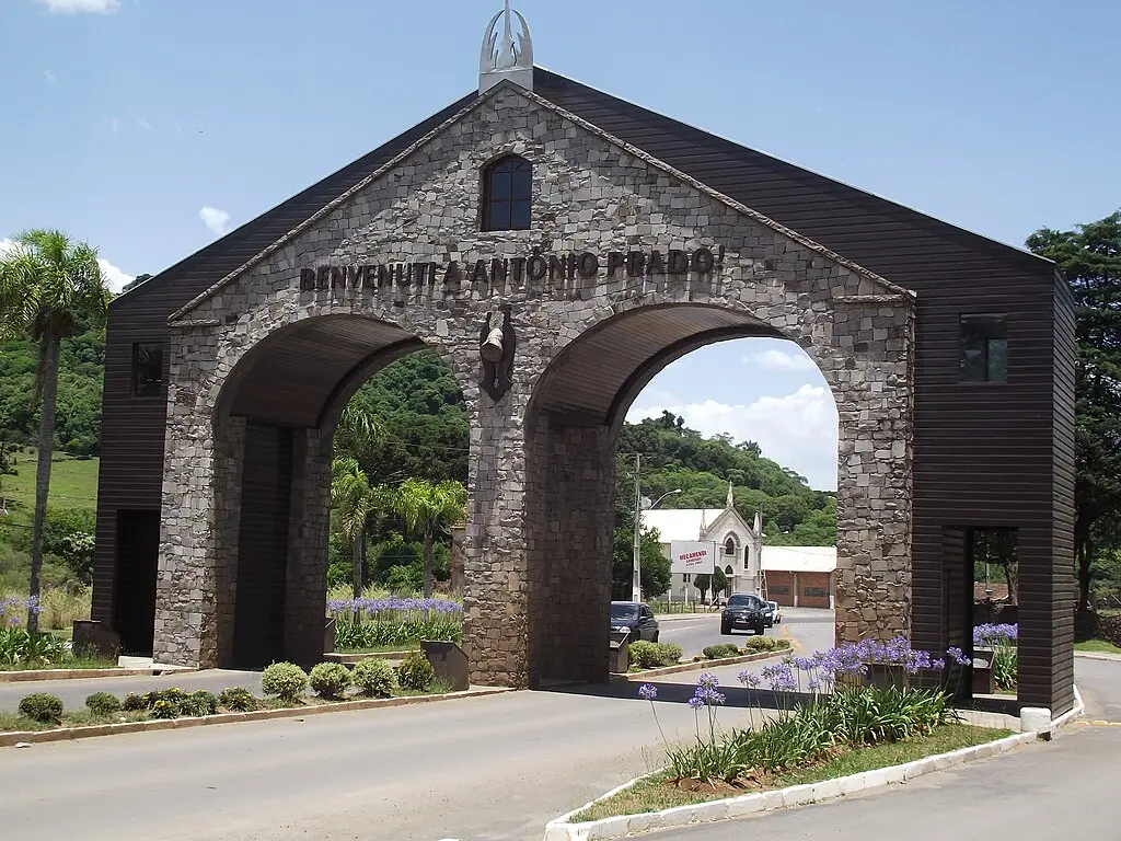 Entrada de Antônio Prado, a cidade mais italiana do Brasil.
