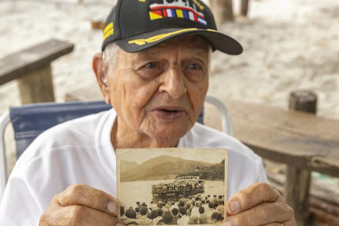 Janjão, primeiro comandante do ferry-boat conduziu a travessia entre 1962 e 1978.